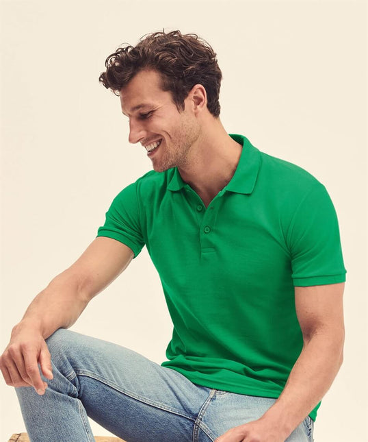 Fruit of the loom Polo Premium Korte Mouw