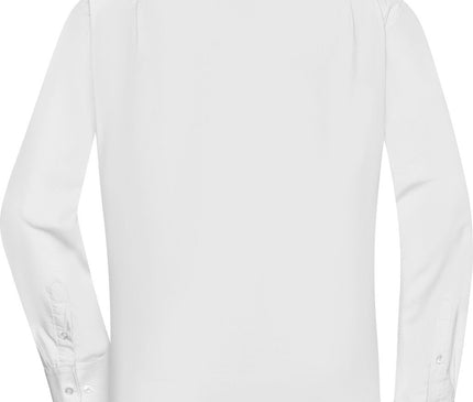 James and Nicholson Heren Longsleeve Poplin Shirt (Wit)