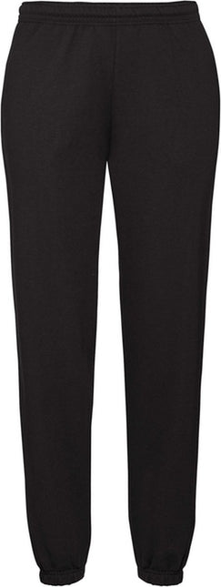 Fruit of the Loom Klassiek Joggingpak 2-delig Hoodie & Sweatpant Dames Heren Katoen Fleece Huispak Unisex Zwart