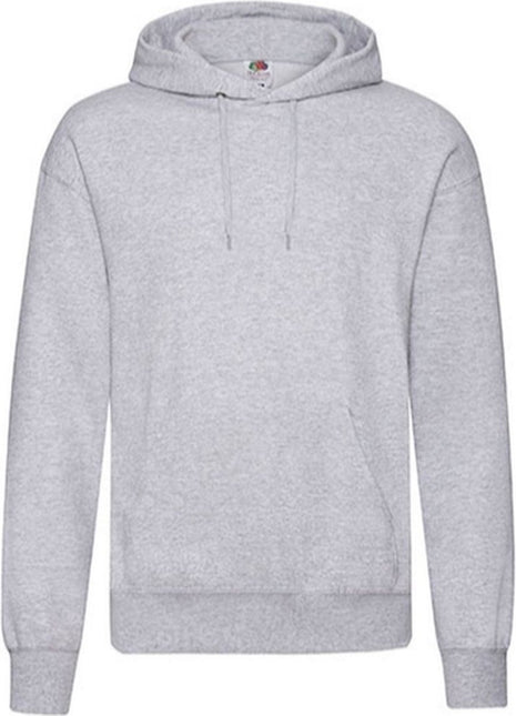 Fruit of the Loom Klassiek Joggingpak 2-delig Hoodie & Sweatpant Dames Heren Katoen Fleece Huispak Unisex Grijs