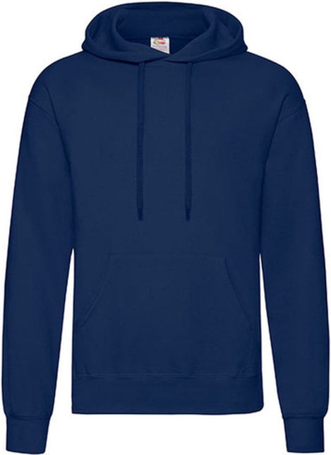 Fruit of the Loom Klassiek Joggingpak 2-delig Hoodie & Sweatpant Dames Heren Katoen Fleece Huispak Unisex Marine