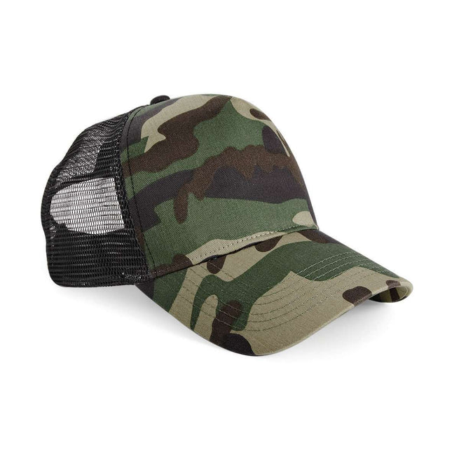 Beechfield Snapback Trucker Pet Camo