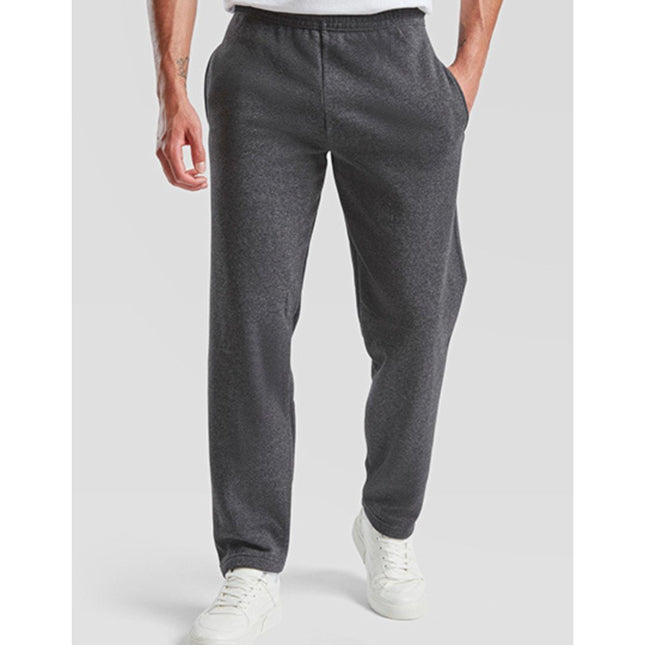 Fruit of the loom joggingbroek Donkergrijs Classic Open Zoom