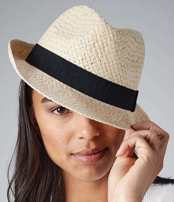 Beechfield Strohat Trilby Festival Hoed