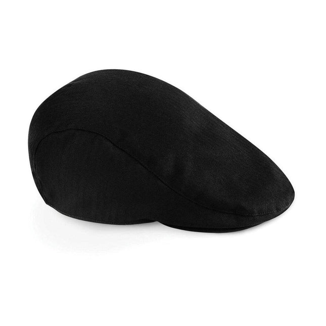 Beechfield Vintage Flat Cap Zwart