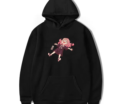 Hoodie Zwart Anya Sleep Spy X Family