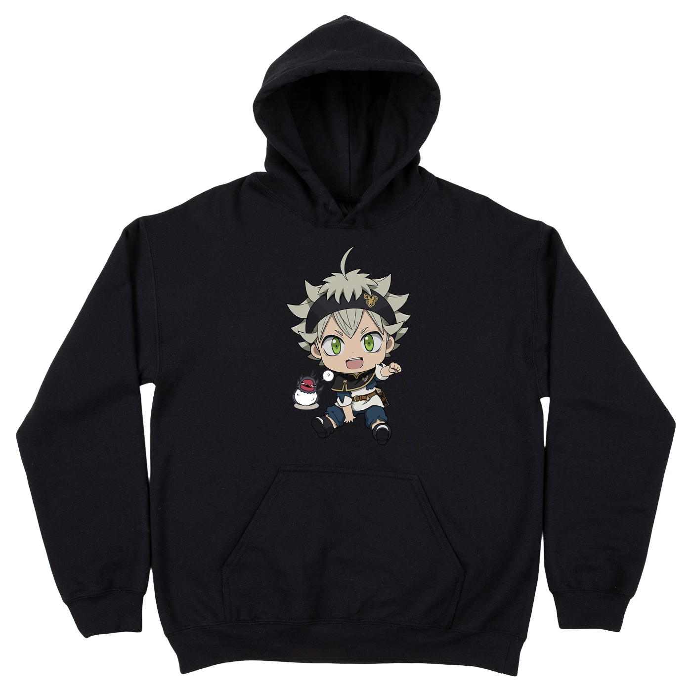 Asta cute hoodie zwart Black Clover