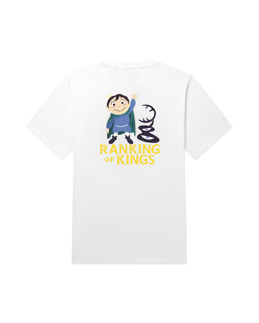 Bojji & Kage T-shirt Wit Ranking of Kings