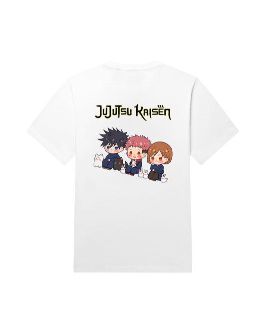 Jujutsu Kaisen trio T-shirt wit